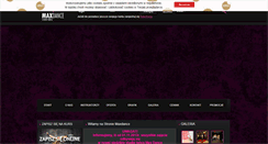 Desktop Screenshot of maxdance.pl